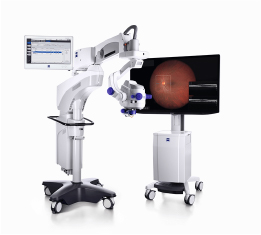 手術顕微鏡内蔵型の術中光干渉断層計（OCT）